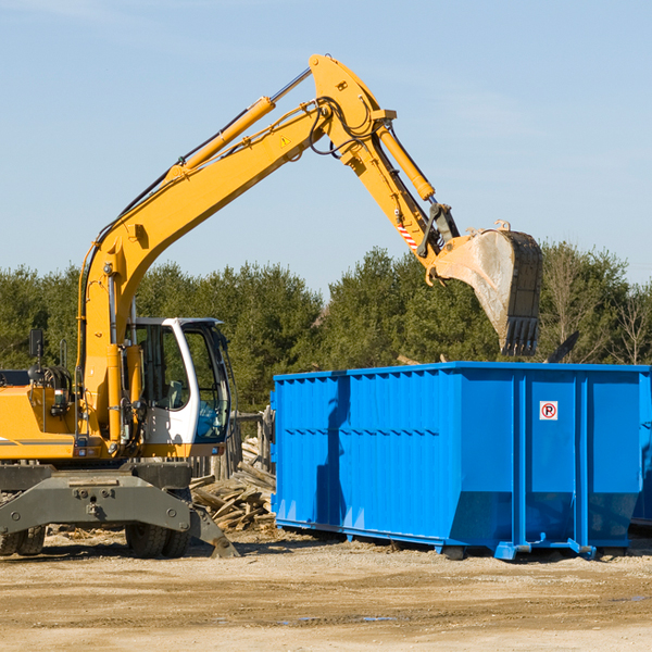 what happens if the residential dumpster is damaged or stolen during rental in Charter Oak